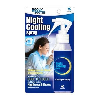 Image of KOOL &#039;N&#039; SOOTHE Night Cooling Spray. Instant for Nightwear &amp; Bedding Cool Comfortable Sleep. Makes Your Fabrics to The Touch. Great Air Conditioning Alternative UK Hot Summer!