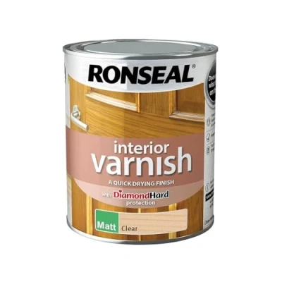 Image of Ronseal Interior Varnish Matt Clear 750ml