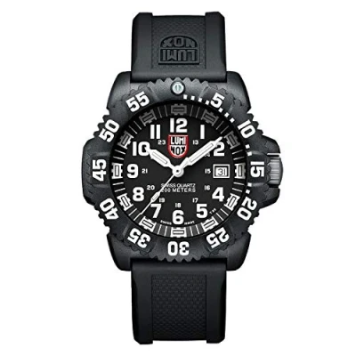 Image of Luminox Original Navy Seal XS.3001.F Mens Watch 43mm Military in Black Date Function 200m Water Resistant