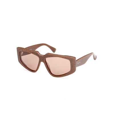 Image of Sunglasses Max mara Mm0125 col. 56e Donna Rotonda Havana