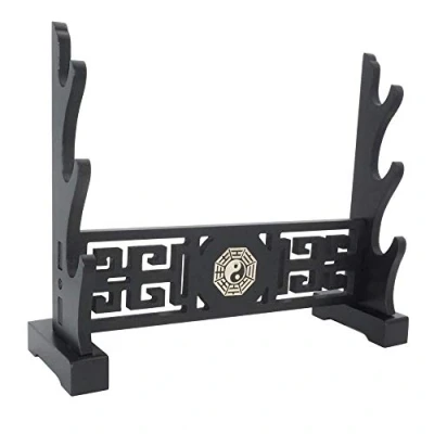 Image of GOONSDS Sword Stand Weapon Display Katana Genji Japanese Samurai 3Tier,Bagua 3 Tier