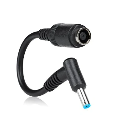 Image of Ac Power Cord Charger Laptop Adapter Tip Connector Converter for HP Stream Spectre Pavilion Envy EliteBook Split Chromebook Folio Female 7.4x5.0mm to 4.5x3.0mm