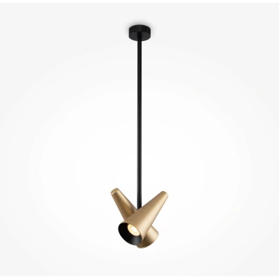 Image of Maytoni Giro Modern 2 Light Pendant Ceiling Brass GU10