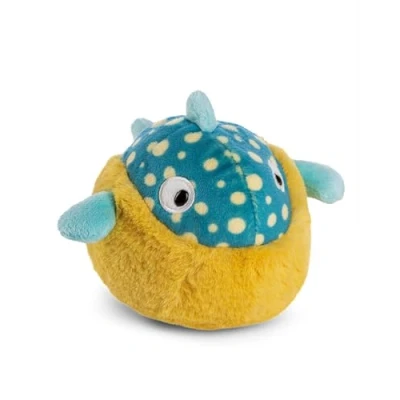Image of NICI cuddly toy puffer fish Volker 15cm soft to cuddle and love, sustainably produced made from recycled materials 49787