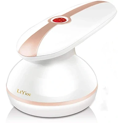 Image of Fabric Shaver LtYioe Bobble Remover for Clothes, Lint Electric USB Rechargeable Battery Operated with Extra Blades and Clean Brush, Easy to Use, Lightweight Portable(Rose)