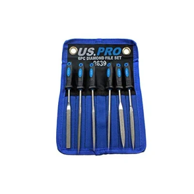 Image of US PRO 6pc Diamond File Set 175mm 2639