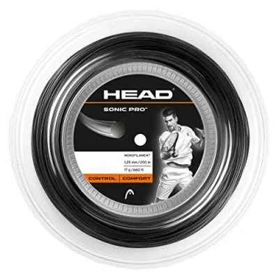 Image of HEAD Unisex&#039;s Sonic Pro Reel Racquet String Multi Colour/Black, Size 16
