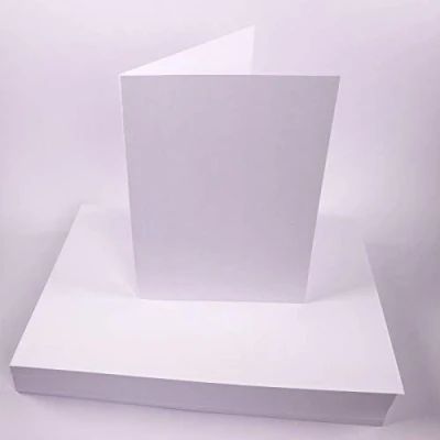 Image of A5 Bright White Craft Card for Crafting 180gsm Art 30 Sheets Cardstock