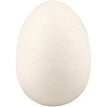 Image of Craftmill Solid Polystyrene Eggs 12cm / 120mm Box of (25)