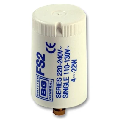 Image of British General FS2 4 22W FLUORESCENT STARTER LAMPS STARTERS/BALLASTS ACCESSORIES, 1 X QTY