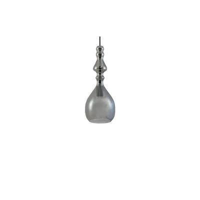 Image of Dyberg Larsen Lea glass hanging light, smoky grey
