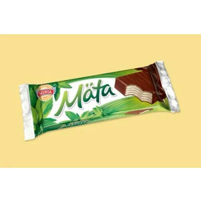 Image of Sedita MATA Chocolate Cream and Mint Filling Wafers, 45 g, Pack of 12