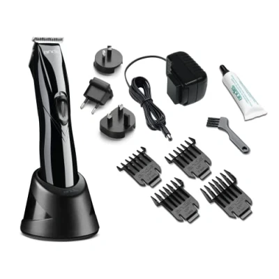 Image of Andis D 8, Slim Line Pro Li Cord/Cordless Rechargeable T Blade Trimmer for Men/Women/Kids with Carbon Steel Blade, Bump Free Technology, Zero Cuts, Low Irritation &amp; Lithium Battery Black