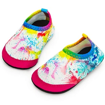 Image of Yorgou Baby Boys Girls Water Shoes Toddler Beach Barefoot Aqua Socks Non Slip for Pool