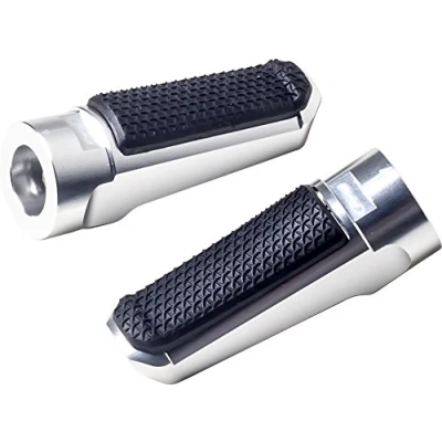 Image of Puig 7318P Sport Model Footpegs, Silver, Set of 2