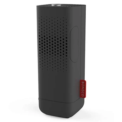 Image of Boneco P50 Black Air Purifier Ioniser with Aroma Diffuser and Free Essential Oil for Travel, Car Desk (Black)…