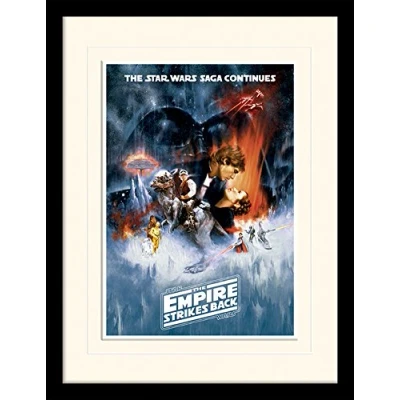 Image of Star Wars The Empire Strikes Back (One Sheet) Memorabilia, Multi Colour, 30 x 40 cm