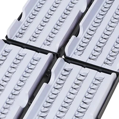 Image of Kurtzy 240 Pcs Individual Eyelash Extensions (4 Pack) 8, 10, 12 and 14mm Mixed Length Short Long False Cluster Eyelashes for Curl, Length, Volume Thickness Natural &amp; Dramatic Looks