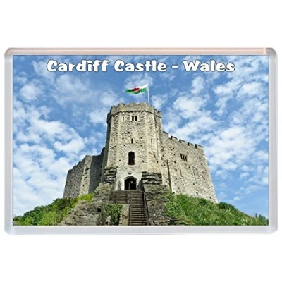 Image of Cardiff Castle Wales Jumbo Fridge Magnet