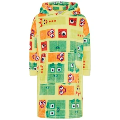 Image of Numberblocks Unisex Oversized Wearable Blanket Hoodie 5 6 Years 116cm Multicolor