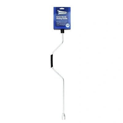 Image of Leisurewize 19mm Caravan Corner Steady Winder Handle, Durable Steel With Non Slip Grip Handle (LW681)