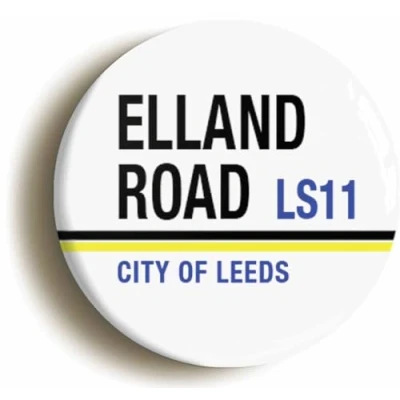 Image of Ozorath Elland Road City of Leeds LS11 Button Badge (2inch / 50mm diameter)