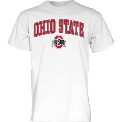 Image of NCAA Ohio State Buckeyes Mens T Shirt White Arching Over, White, Large