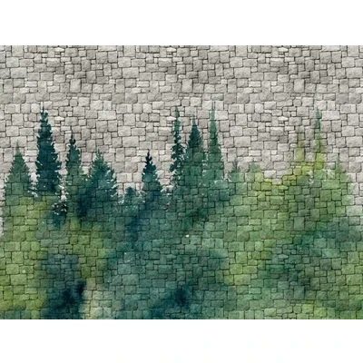 Image of Metropolitan Stories Mural Forest Wall 38245 1