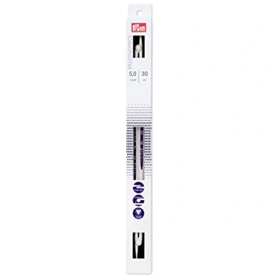 Image of Prym 190 306 Single Point Ergonomic Knitting Needle 5mm/30cm, White, One Size