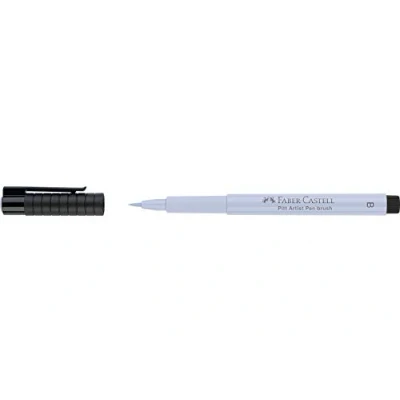 Image of Faber Castell Art &amp; Graphic Pitt Artist Pen Brush India Ink Pen, Light Indigo, Single For Art, Craft, Drawing, Sketching, Home, School, University, Colouring