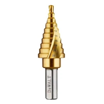 Image of DT90246 10 Diameter Titanium Coated Self Centering Step Drill Bit DeWalt