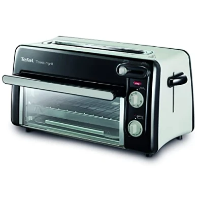 Image of Tefal TL 6008 Toast n Grill 2 in 1 Toaster and mini oven for toasting grilling buns, corrsiants, sandwiches, even bake small pizzas