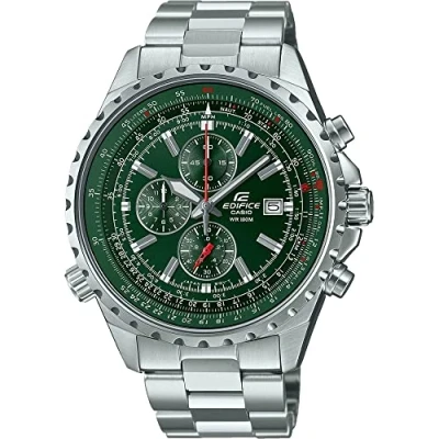 Image of Casio Women Chronograph Quartz Watch with Stainless Steel Strap EF 527D 3AVUEF