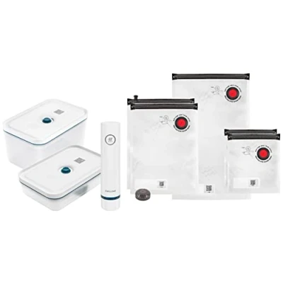 Image of ZWILLING Fresh &amp; Save Vacuum Starter Set, Plastic, L, 8 pcs, La Mer