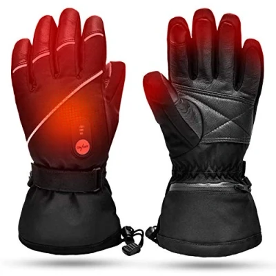 Image of Upgraded Heated Gloves,7.4V 2200MAH Electric Rechargeable Battery Heating Gloves for Men Women,Winter Motorcycle Cycling Riding Hunting Fishing SKi Snow Mittens Hand Warmer