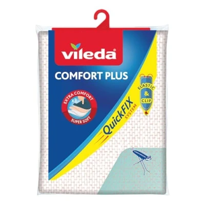 Image of Vileda 45 x 130 cm Universal Size Comfort Plus Ironing Board Cover, Assorted