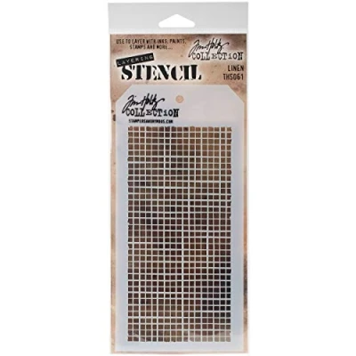 Image of Stampers Anonymous THS061 Tim Holtz Layered Stencil, Multi Colour, 4.125 x 8.5 Inch