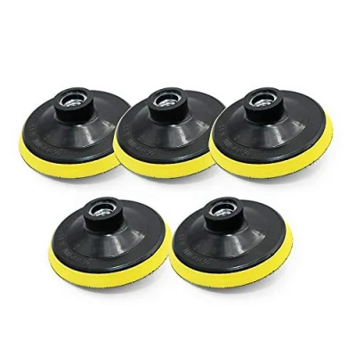 Image of BGTEC 4 Inch Foam Plastic Back Pad for Diamond Polishing Pads M14 Thread 2pcs
