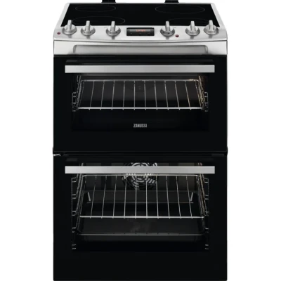 Image of Zanussi ZCV66250XA 60cm Electric Cooker with Ceramic Hob Stainless Steel
