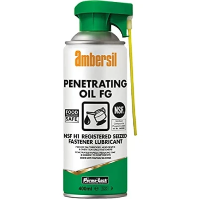 Image of Ambersil 30256 NSF H1 Food Grade Low Surface Tension Penetrating Oil 400ml 3 Pack