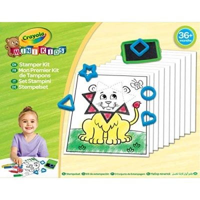 Image of Crayola Mon 1st Stamp Kit Creative Leisure Mini Kids Ages 2+ Creation Game Colouring and Drawing
