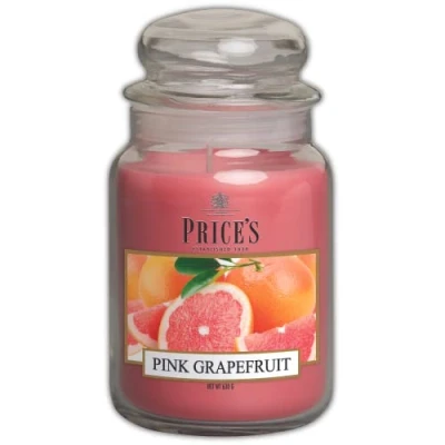 Image of Prices Fragrance Collection Pink Grapefruit Large Jar Candle