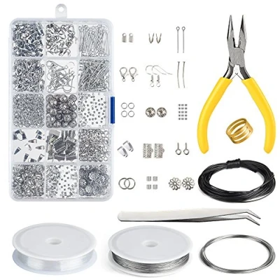 Image of Kuuqa Jewelry Making Kit Findings Starter Beading and Repair Tools