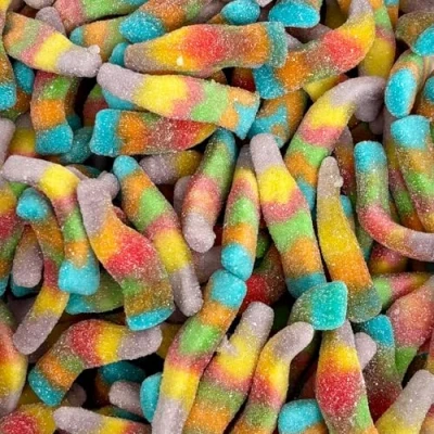 Image of Rainbow Bottles 700g Re Sealable Pouch by The Gourmet Sweet Company