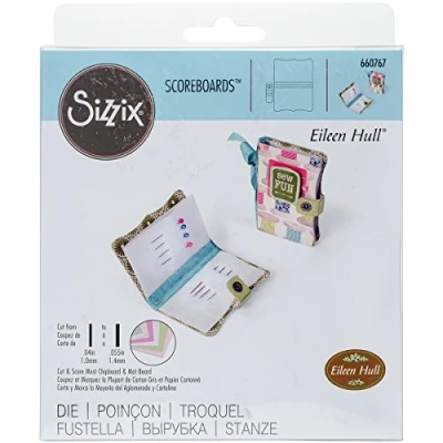 Image of Sizzix ScoreBoards Die Needle Book by Eileen Hull, Multicolore, One Size