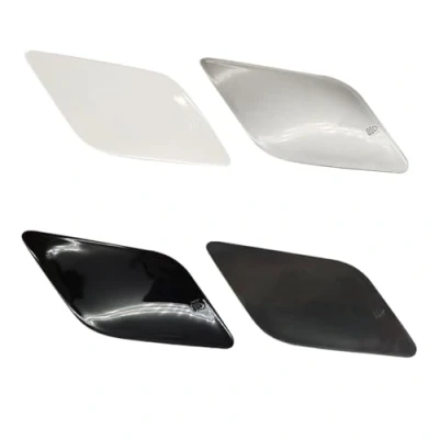 Image of Wivplex, for Mercedes, W212 Car Front Bumper Tow Hook Cover Cap Black, Benz, E Class 2009 2013 E260 E300 E350 E400 2128850126 Towing Eye Cap(Silver)