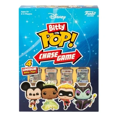 Image of FUNKO GAMES: Bitty Pop! Chase Game Disney Race To The Top With 4 of Your Favourite Characters Board for 2 Players Ages 6+