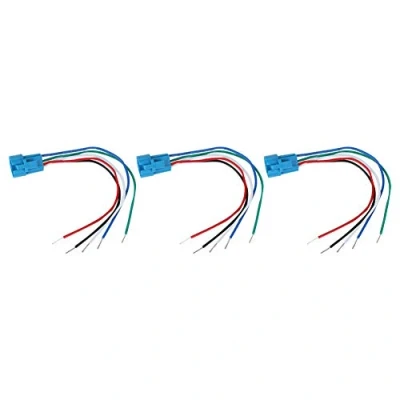 Image of Fafeicy 3Pcs 5Pin Socket Plug Connector Wire for 16mm Metal Push Button Switch, Sockets, Converters