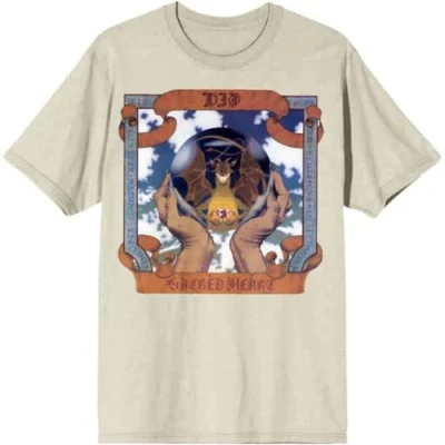Image of Rock Off officially licensed products Dio Sacred Heart Band Logo T Shirt M