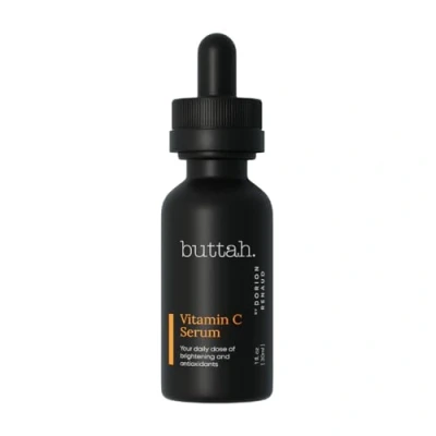 Image of Buttah Skin Vitamin C Serum 1 FL oz E 30mL For Face Ferulic Acid Green Tea